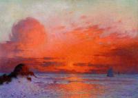 Ferdinand Loyen Du Puigaudeau - Sailboats at Sunset